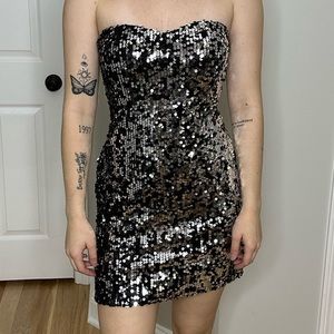 Sequin Mini Dress